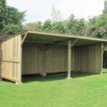 Shelter Classic Max 50m2 : 10x4m + Auvent 1m